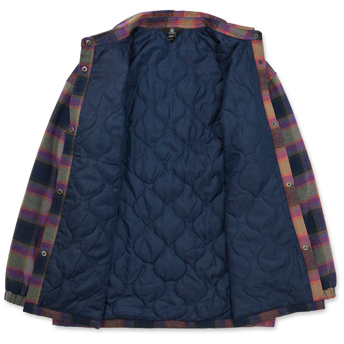 Volcom Insulated Riding Flannel Jacket - Women's Light Green