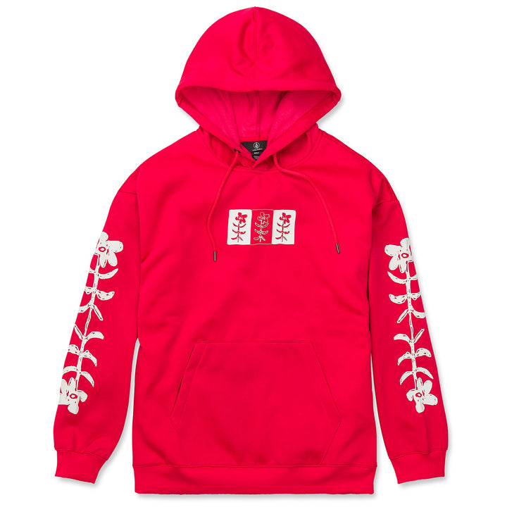 Volcom Essential Hydro Hoodie - Women's Bright Cherry