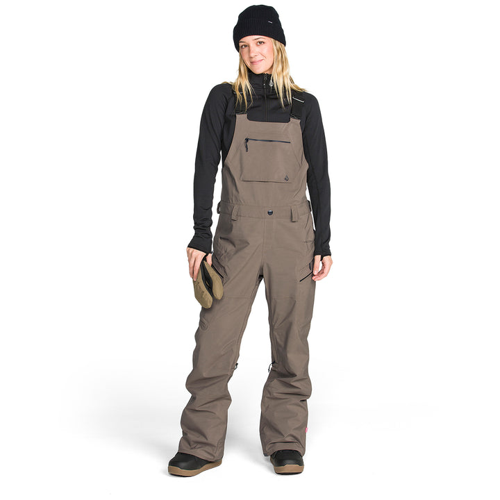 Volcom Ash Stretch GORE-TEX Bib Overalls - Women's Teak