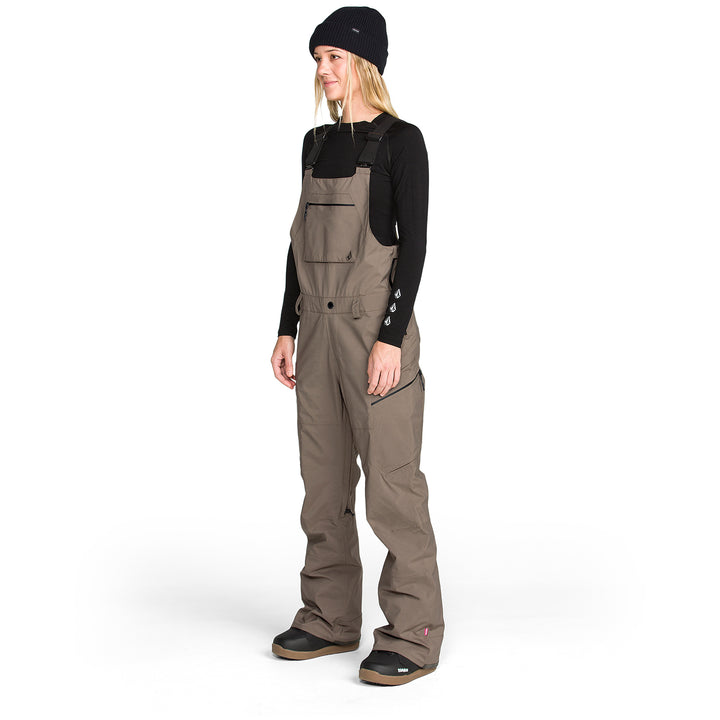 Volcom Ash Stretch GORE-TEX Bib Overalls - Women's Teak