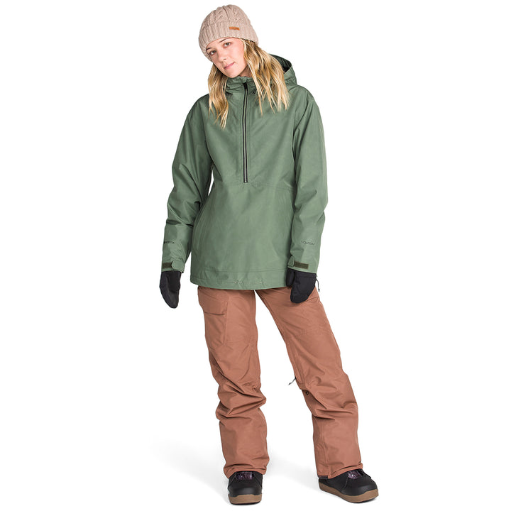 Volcom Rowan Insulated GORE-TEX Pullover - Women's Light Green