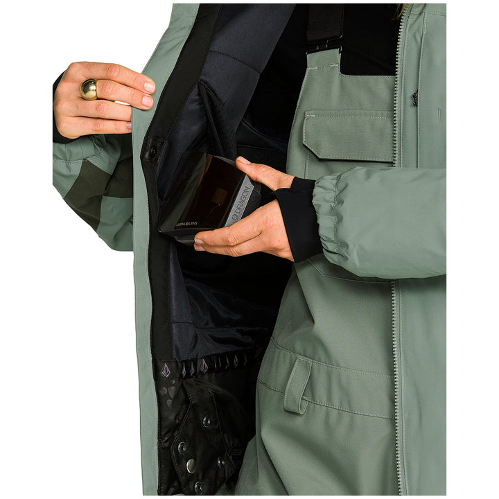 Volcom Shelter 3D Stretch Jacket - Women's Ligth Green