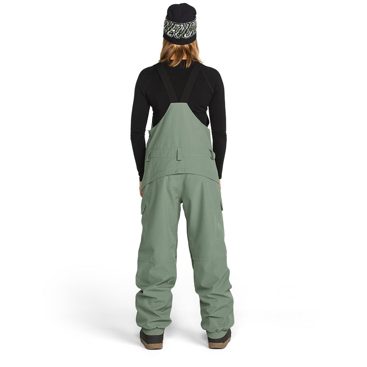 Volcom Creston 3D Stretch Bibs - Women's Light Green