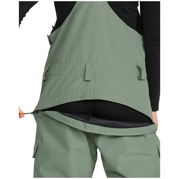 Volcom Creston 3D Stretch Bibs - Women's Light Green