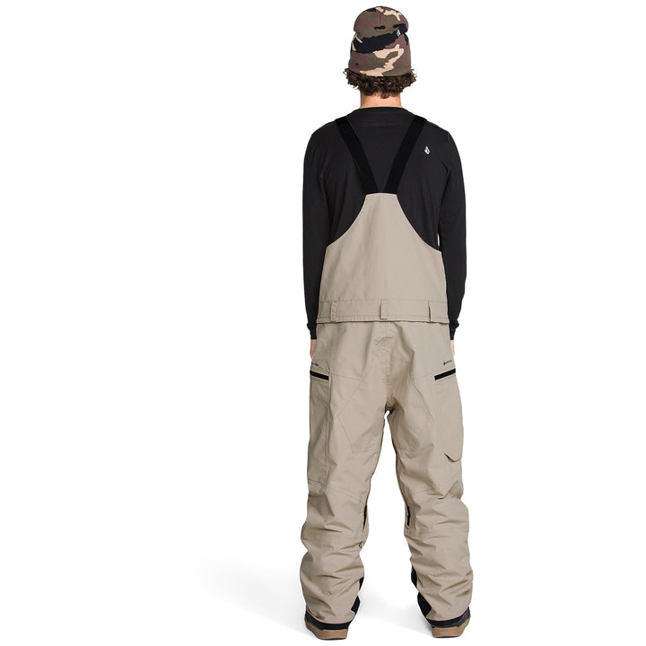 Volcom Rain Gore Bib Overalls - Men's Khaki