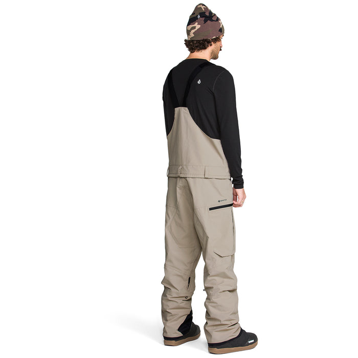 Volcom Rain Gore Bib Overalls - Men's Khaki