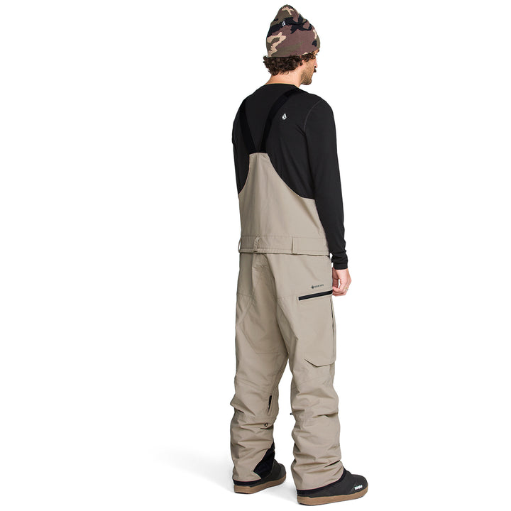 Volcom Rain Gore Bib Overalls - Men's Khaki