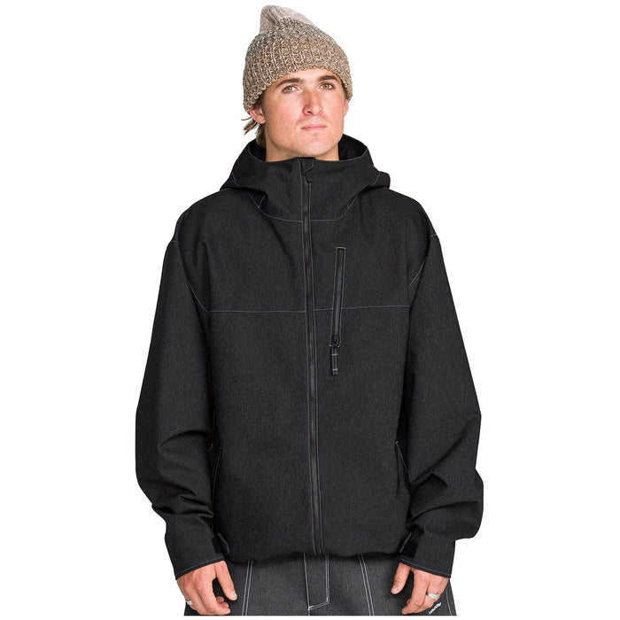 Volcom Top Stitch Jacket - Men's Black Denim