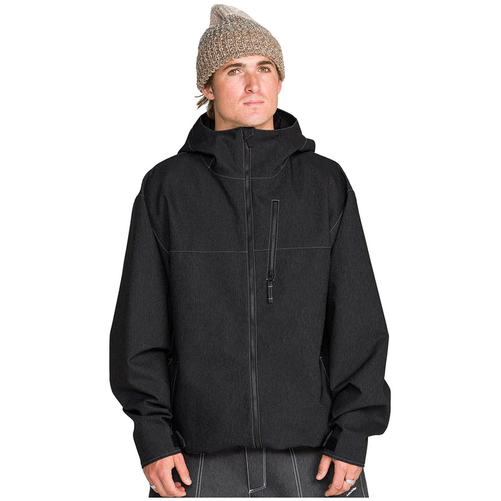 Volcom Top Stitch Jacket - Men's Black Denim