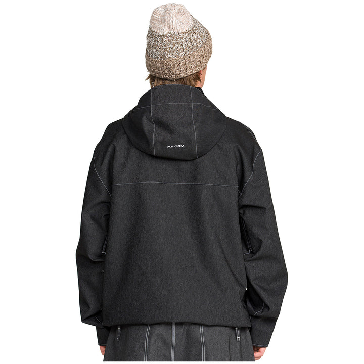 Volcom Top Stitch Jacket - Men's Black Denim