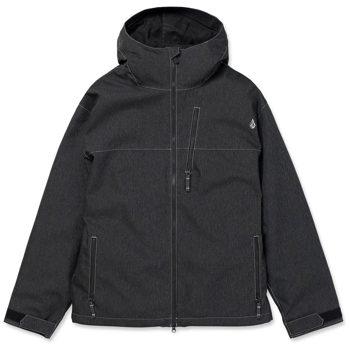 Volcom Top Stitch Jacket - Men's Black Denim