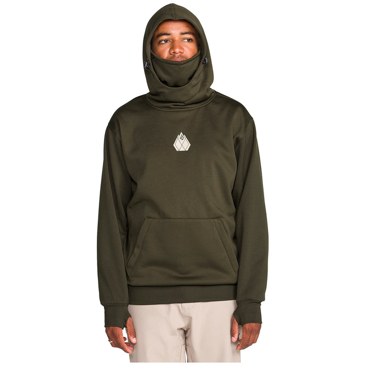 Volcom Hydro Riding Hoodie - Men's Dark Green