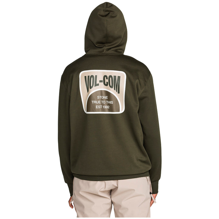 Volcom Hydro Riding Hoodie - Men's Dark Green