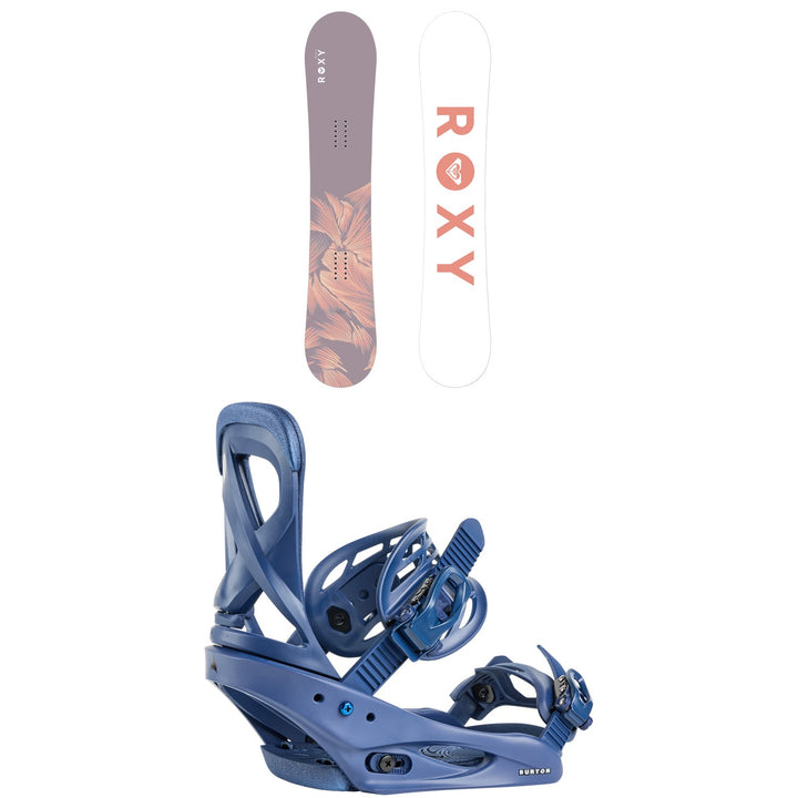 Roxy Raina C2 Snowboard + Burton Scribe Snowboard Bindings - Women's 2026