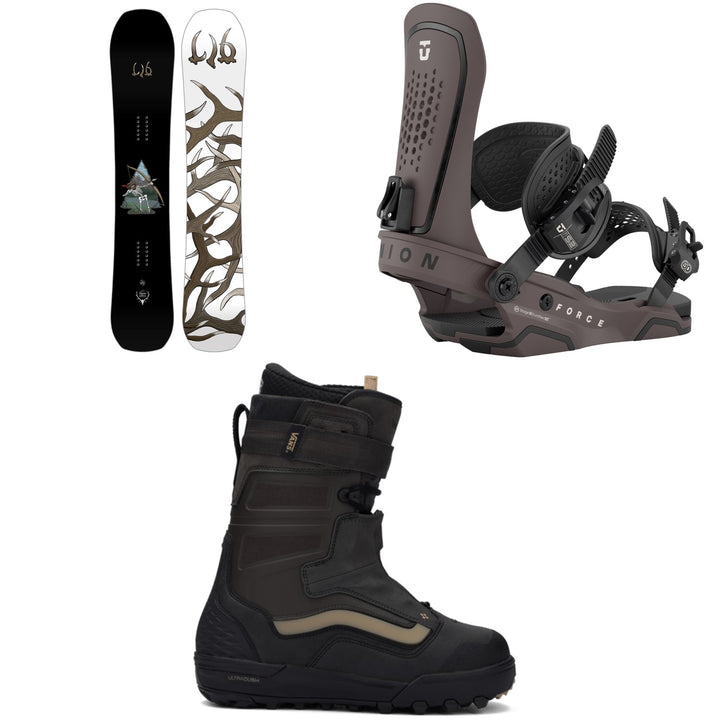 Lib Tech EJack Knife C3 Snowboard + Union Force Snowboard Bindings + Vans Hi-Country Snowboard Boots 2026