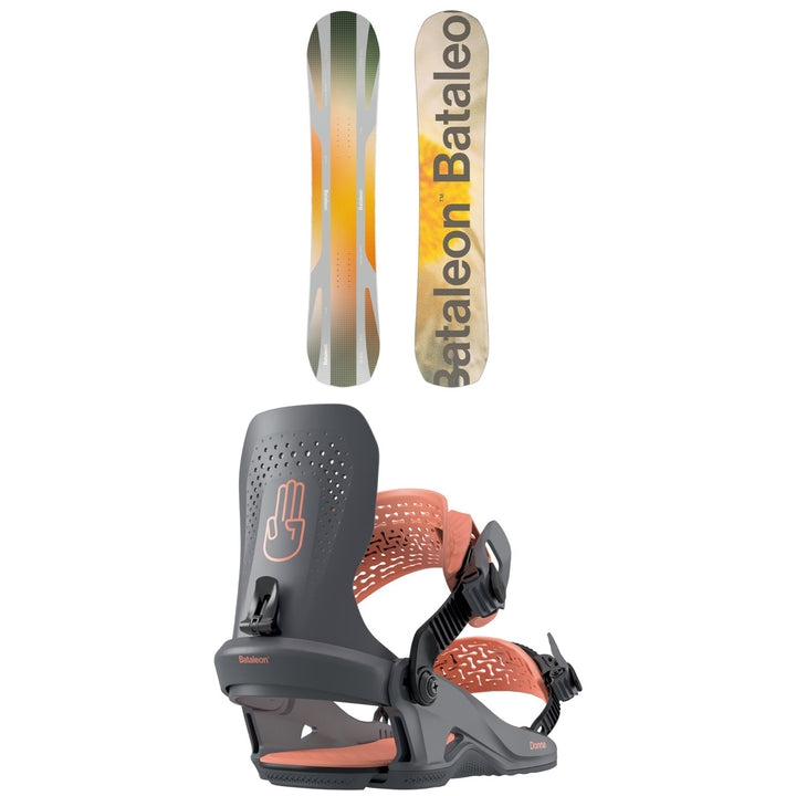 Bataleon Push Up Snowboard + Donna HW Snowboard Bindings - Women's 2026