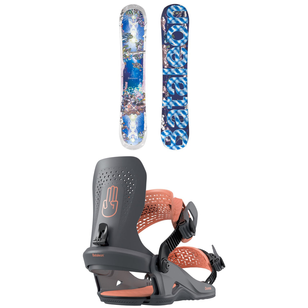 Bataleon Distoria Snowboard + Donna HW Snowboard Bindings - Women's 2026