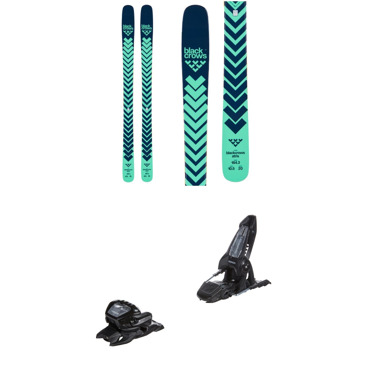 Black Crows Atris Skis 2026 + Marker Griffon 13 ID Ski Bindings – evo