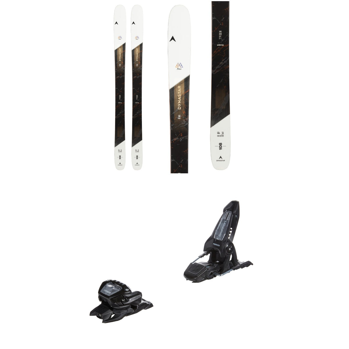 Dynastar M-Free 108 Skis + Marker Griffon 13 ID Ski Bindings
