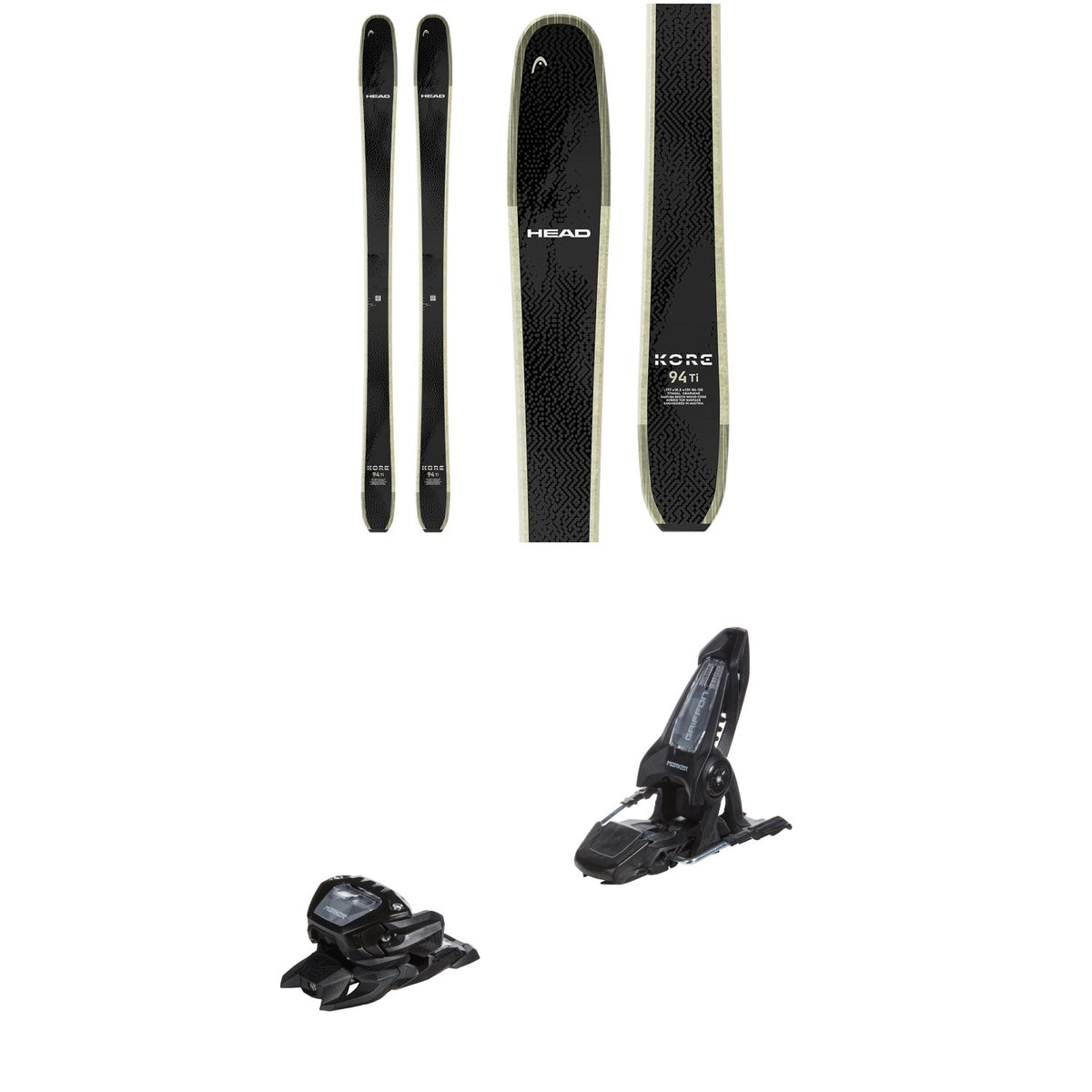 Head Kore 94 Ti Skis + Marker Griffon 13 ID Ski Bindings 2026