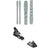 Salomon QST 100 Skis + Salomon Strive 14 GW Ski Bindings 2026