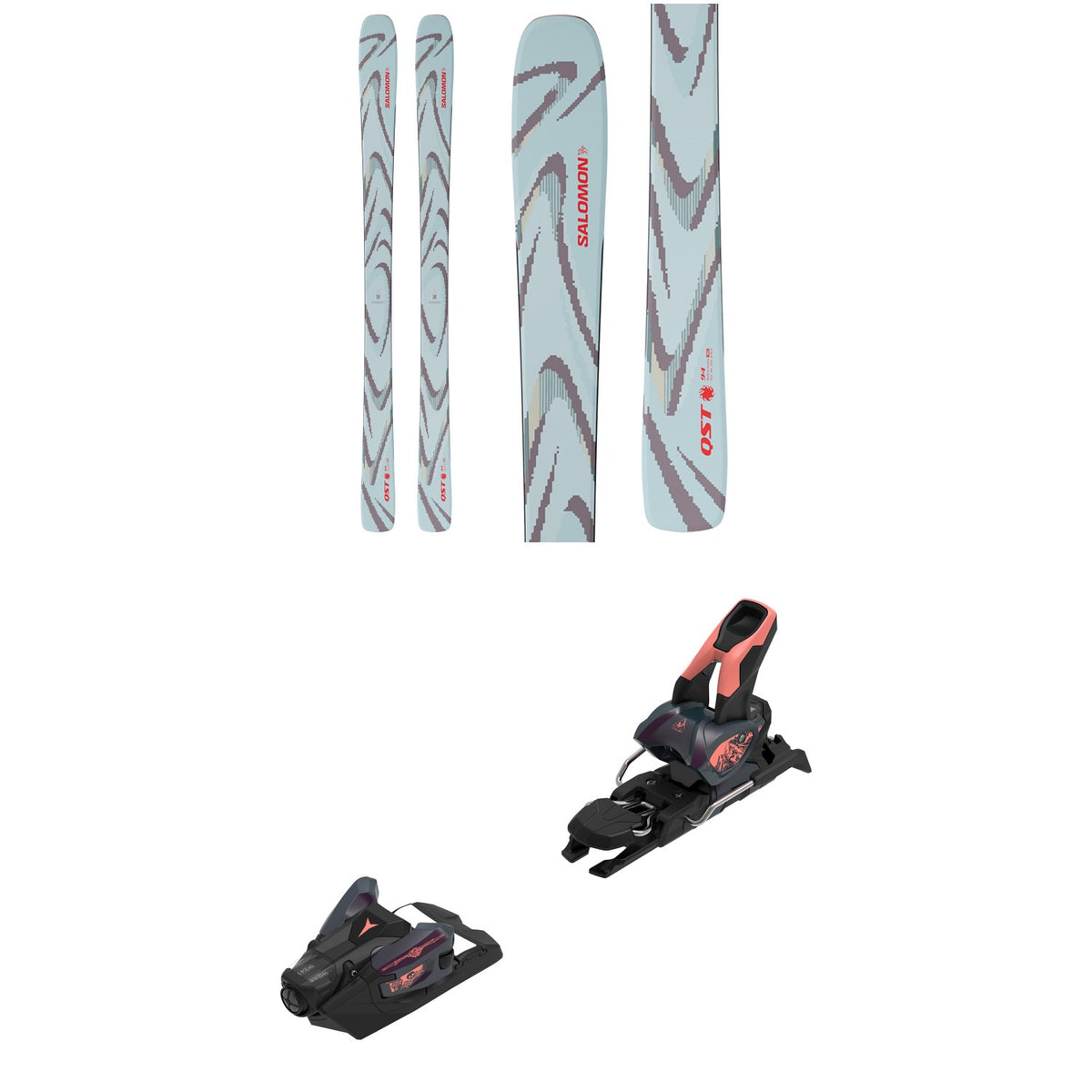 Salomon QST 94 Skis + Atomic Strive 12 GW Ski Bindings 2026