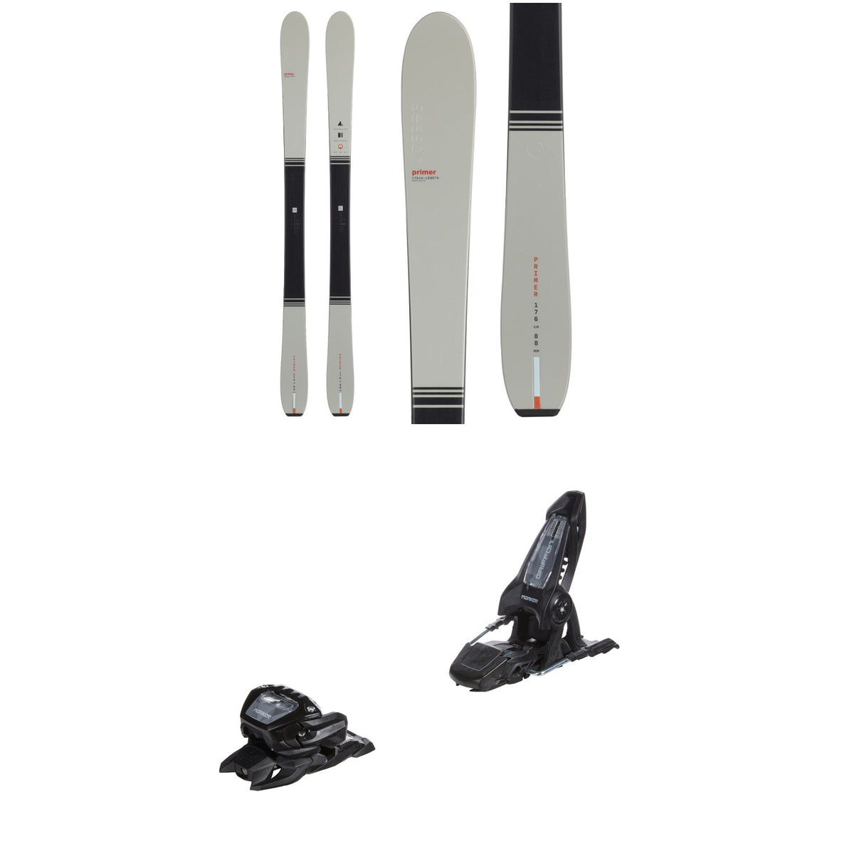 Season Primer Skis + Marker Griffon 13 ID Ski Bindings 2026