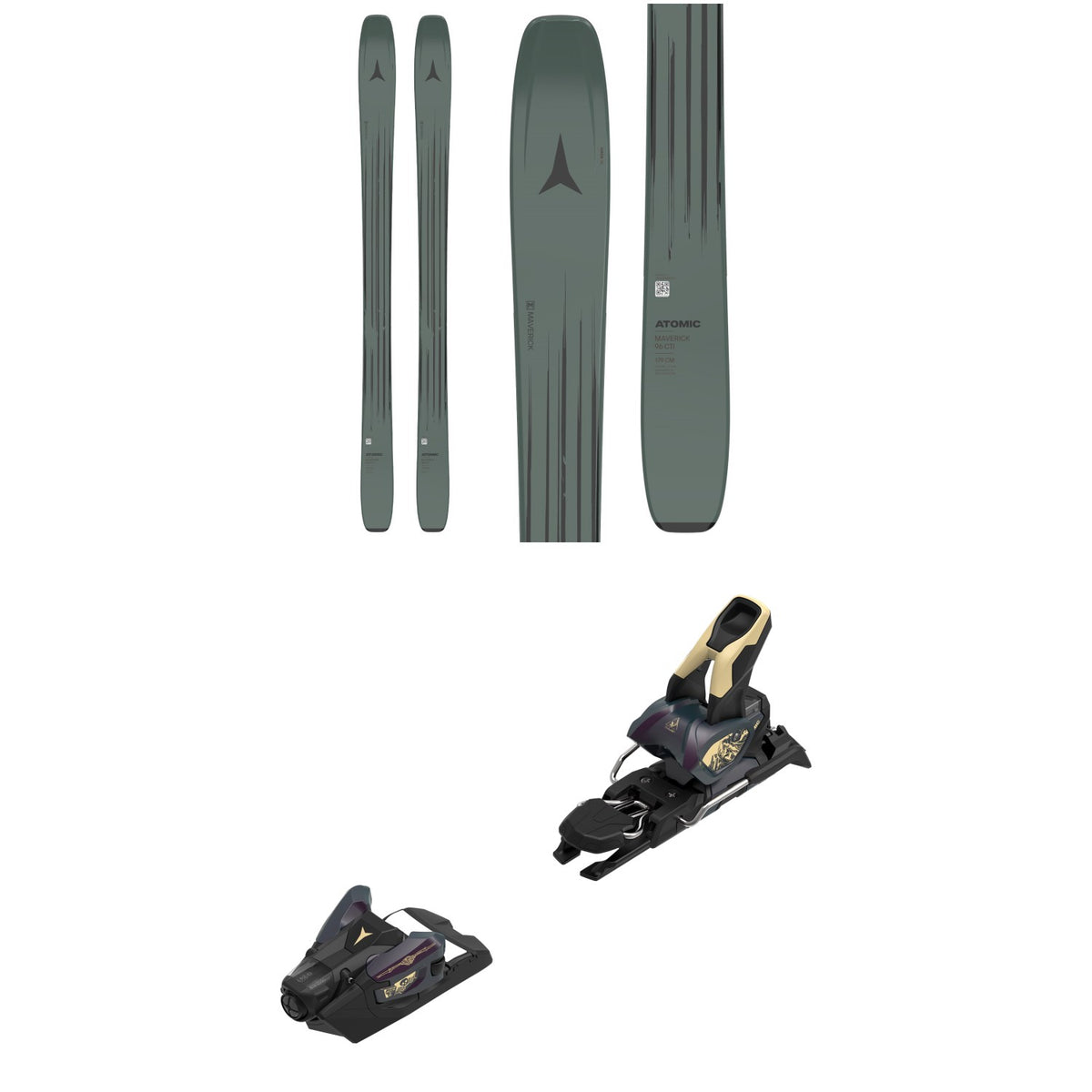 Atomic Maverick 96 CTI Skis + Atomic Strive 12 GW Ski Bindings 2026