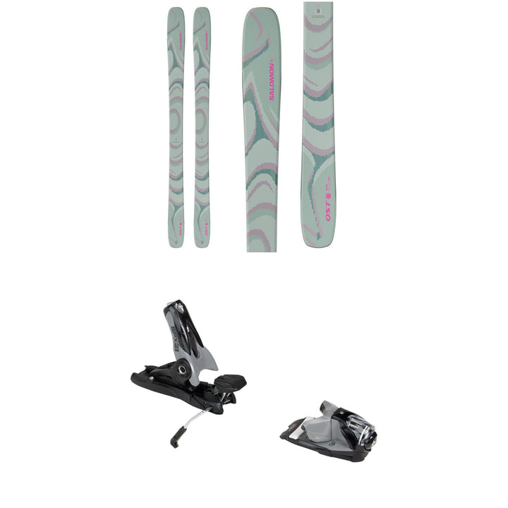 Salomon QST 100 Skis + Look SPX 12 GW Pro Ski Bindings 2026