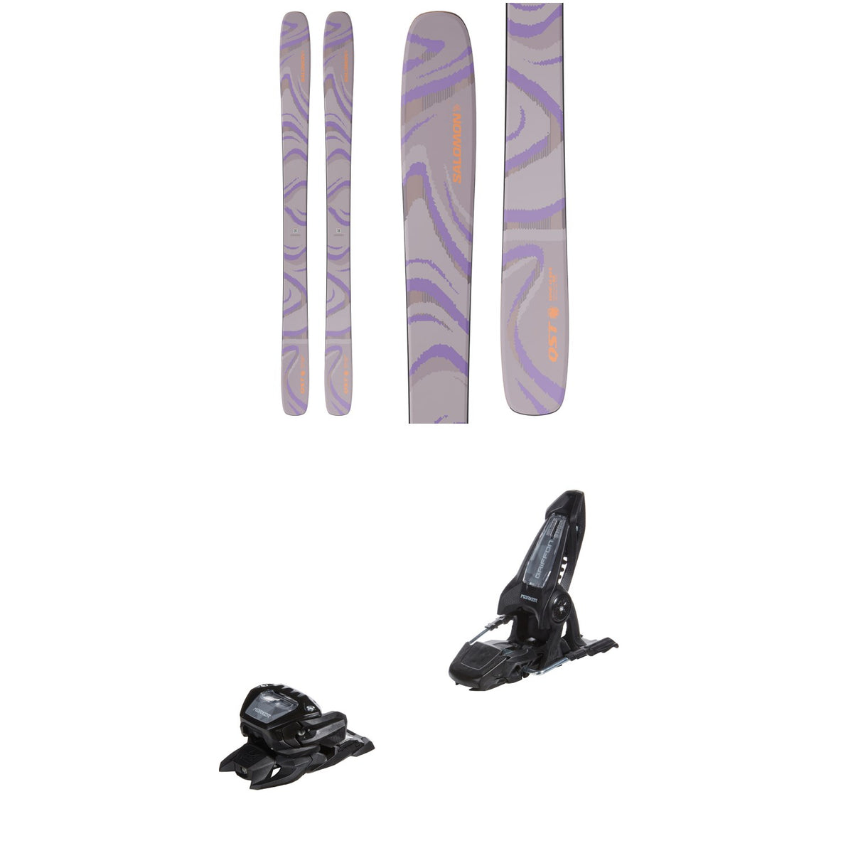 Salomon QST 106 Skis + Marker Griffon 13 ID Ski Bindings 2026