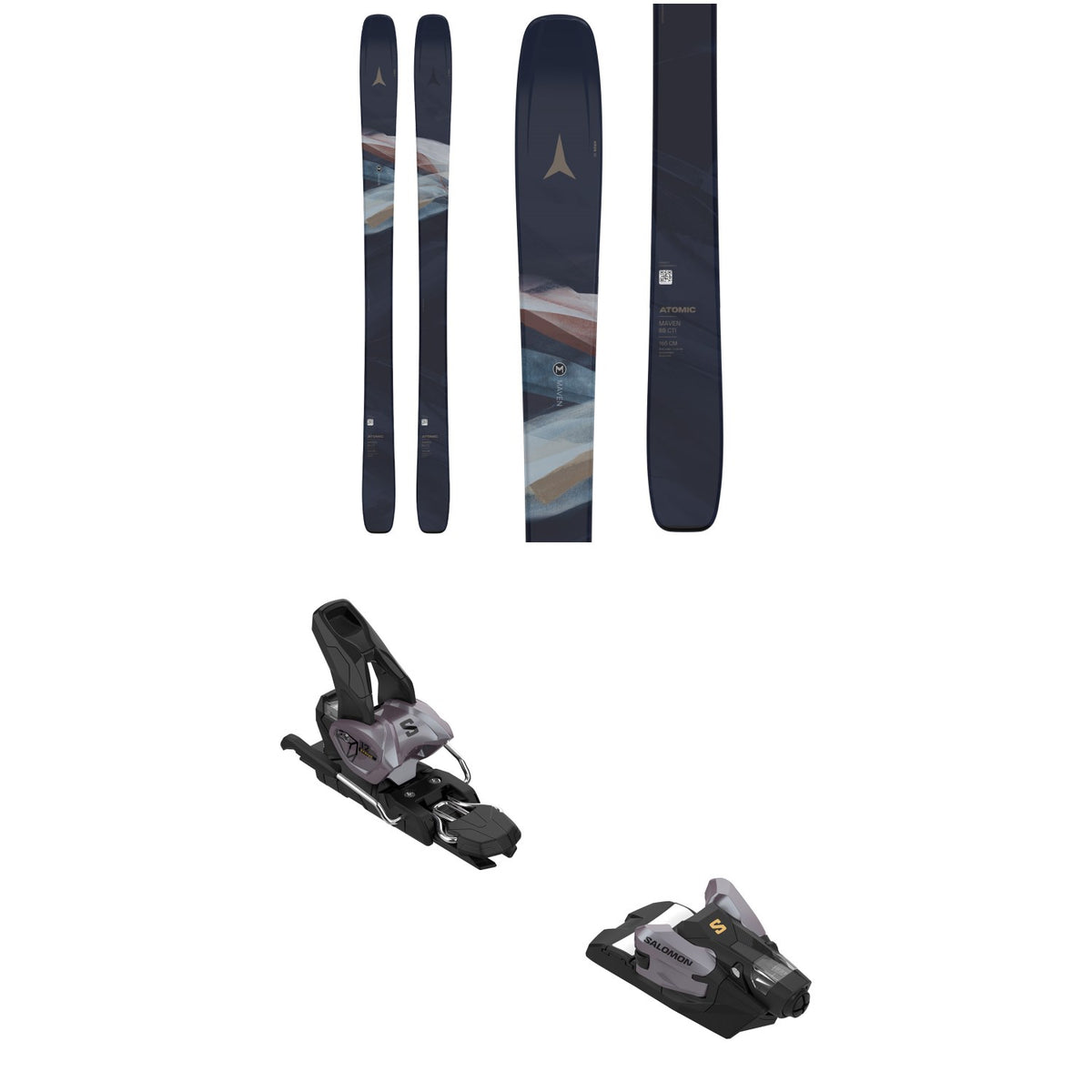Atomic Maven 88 CTI Skis - Women's + Salomon Strive 12 GW Ski Bindings 2026