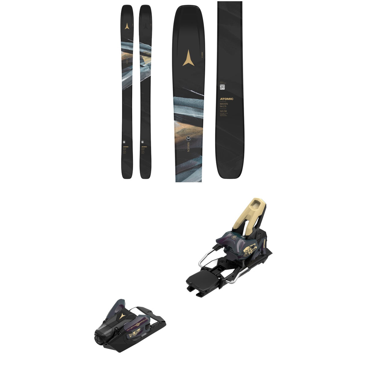 Atomic Maven 94 CTI Skis - Women's + Atomic Strive 14 GW Ski Bindings 2026