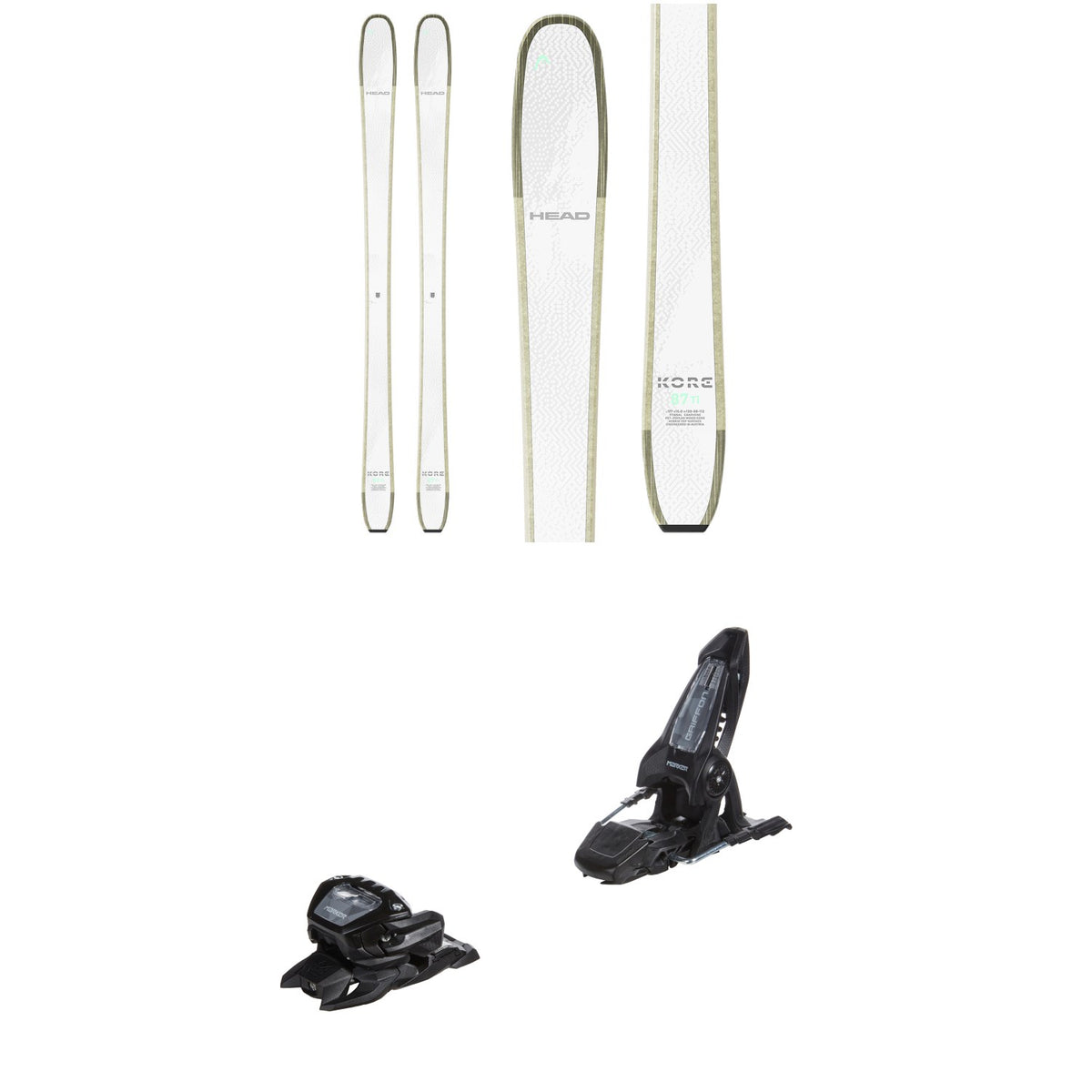 Head Kore 87 Ti W Skis - Women's 2026 + Marker Griffon 13 ID Ski Bindings