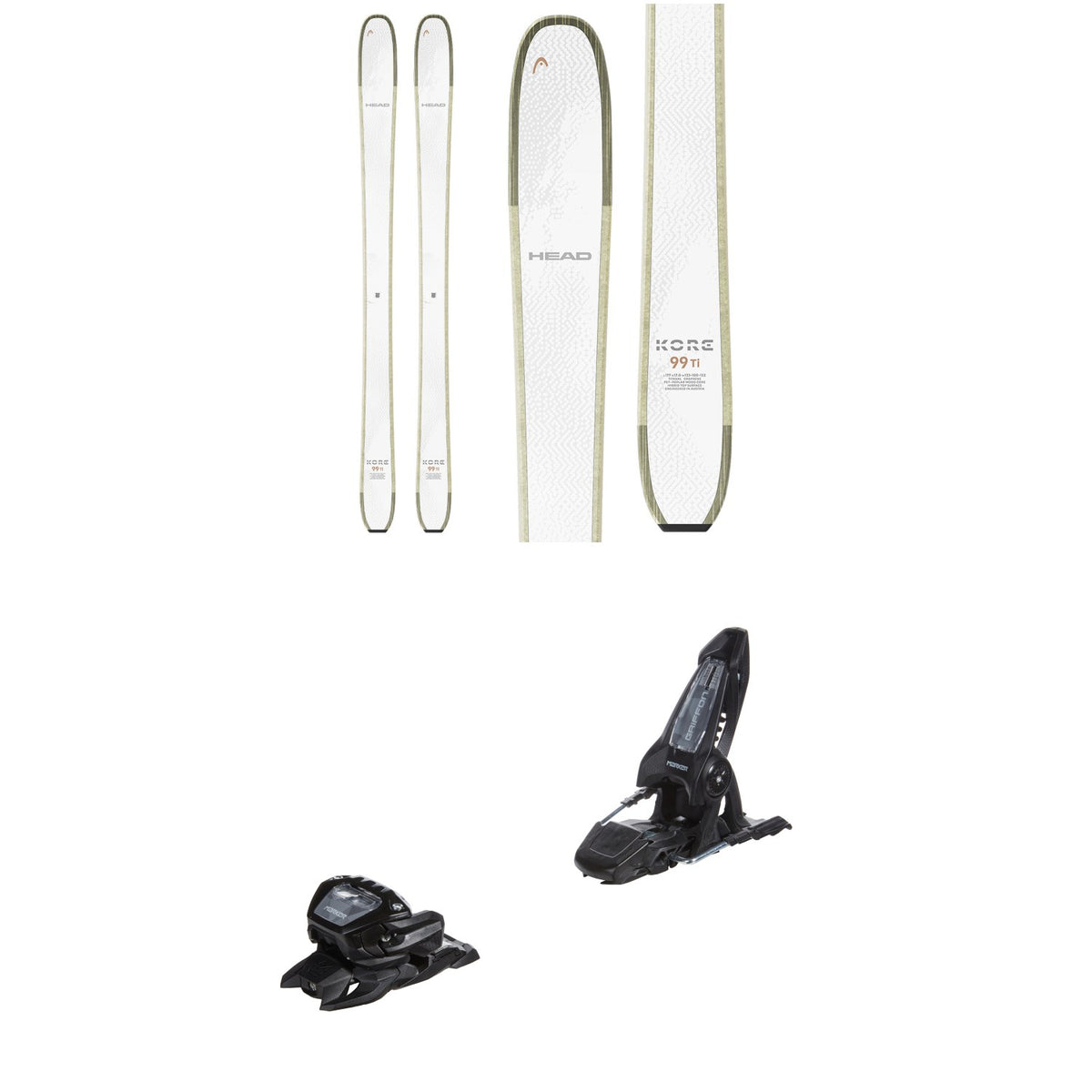 Head Kore 93 Ti W Skis - Women's + Marker Griffon 13 ID Ski Bindings 2026