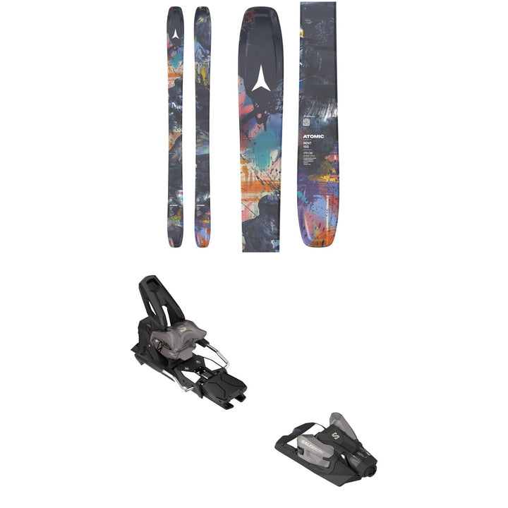 Atomic Bent 100 Skis 2027 + Salomon Strive 14 GW Ski Bindings