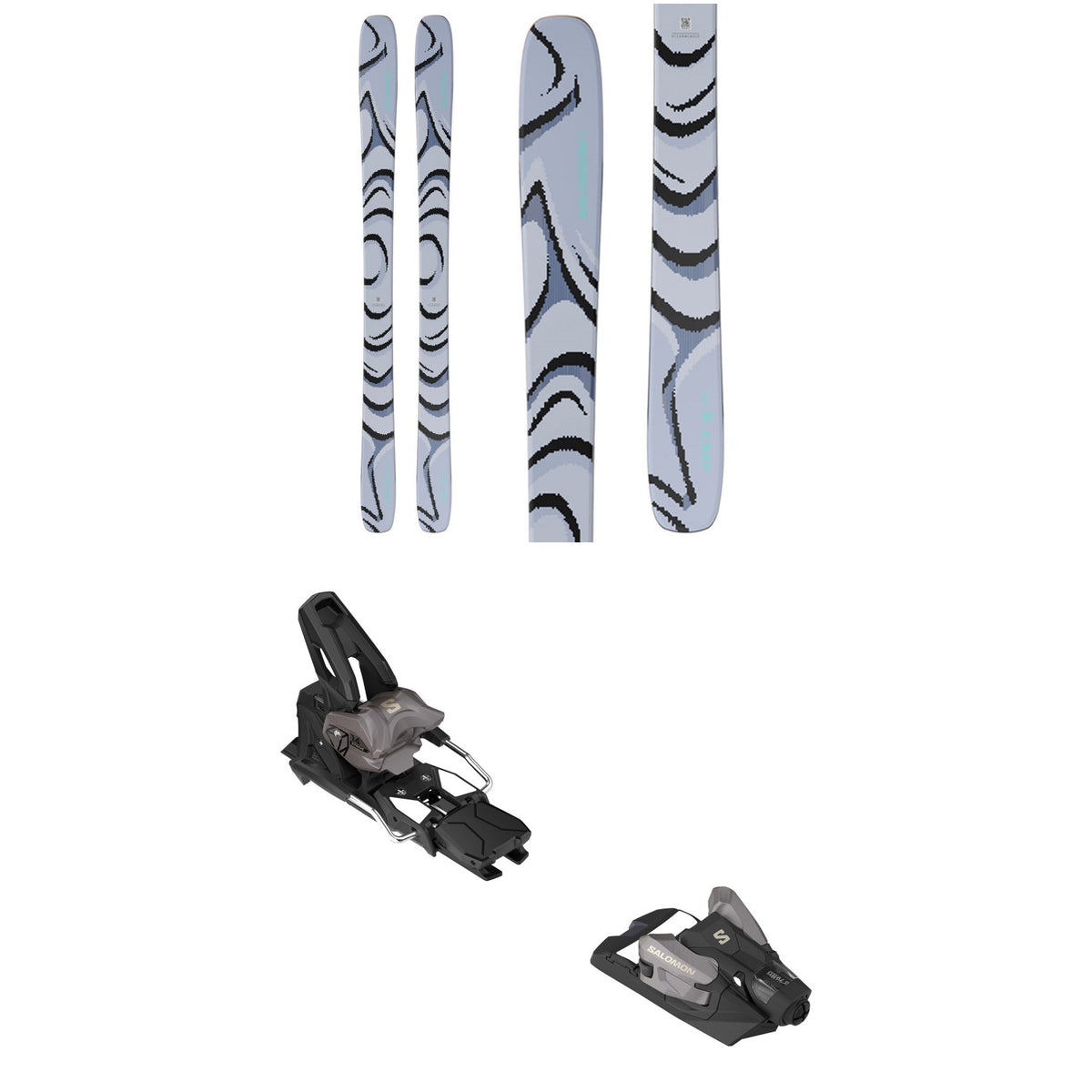 Salomon QST 100 Skis 2027 + Salomon Strive 14 GW Ski Bindings