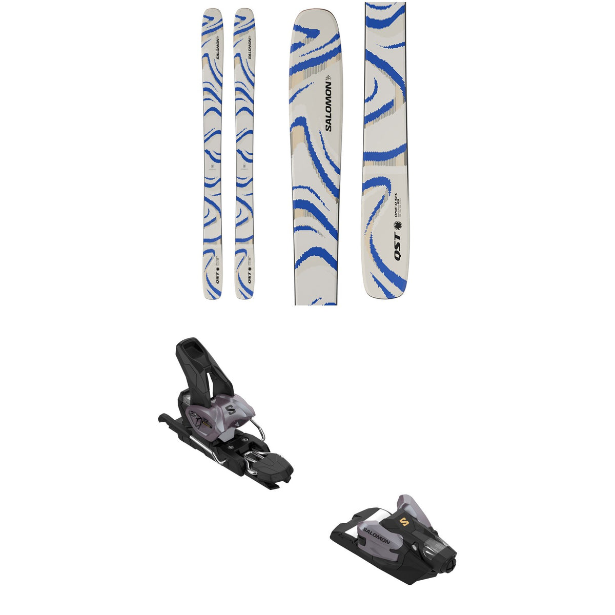 Salomon QST 106 Skis 2027 + Salomon Strive 12 GW Ski Bindings