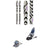 Salomon QST 92 Skis 2027 + Marker Squire 11 Ski Bindings