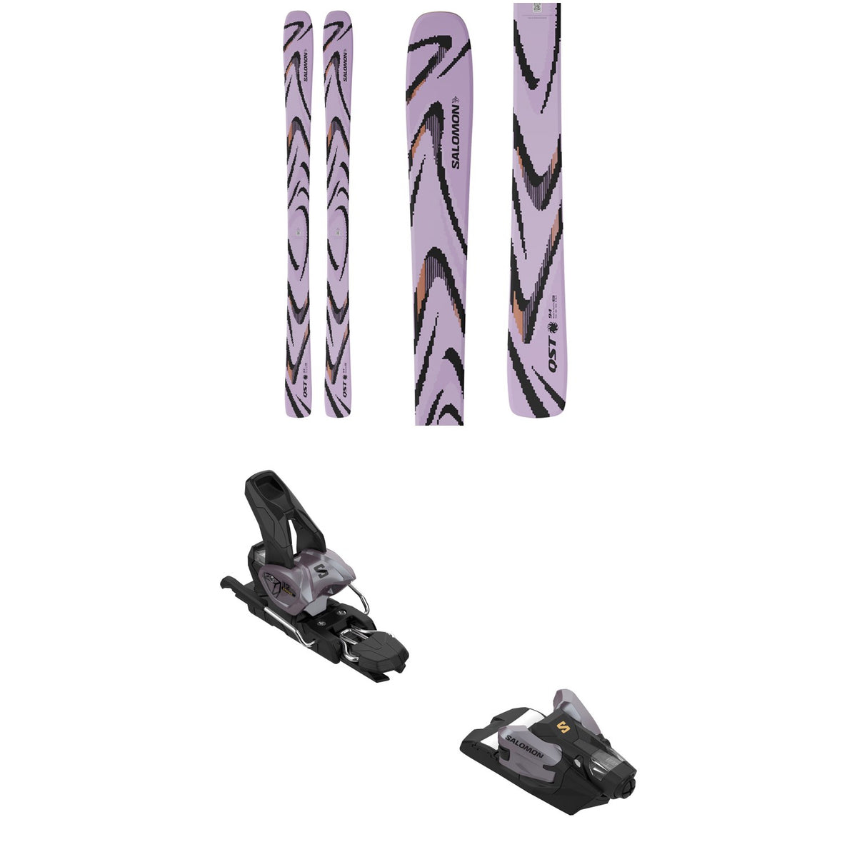 Salomon QST 94 Skis 2027 + Salomon Strive 12 GW Ski Bindings