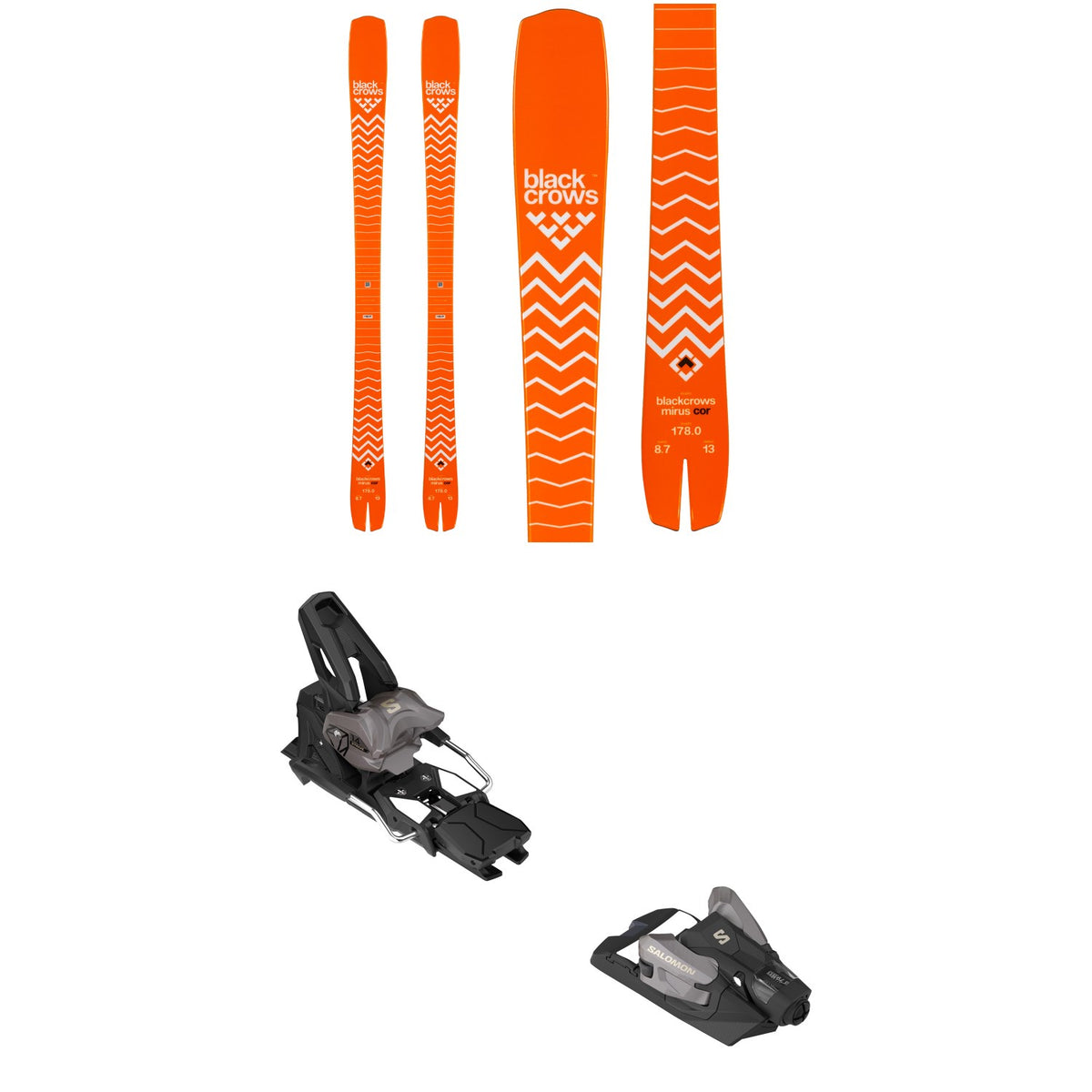 Black Crows Mirus Cor Skis 2027 + Salomon Strive 14 GW Ski Bindings