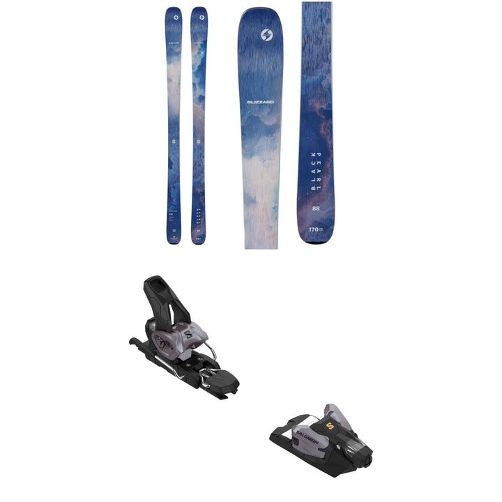 Blizzard Black Pearl 88 Skis - Women's 2027 + Salomon Strive 12 GW Ski Bindings