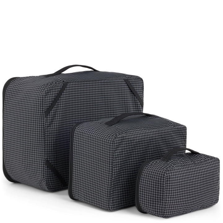 evo Trip Packing Cube Set Black/White Ripstop