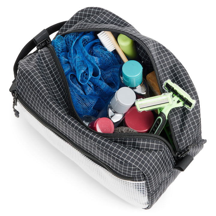 evo Trip Dopp Kit Black/White Ripstop