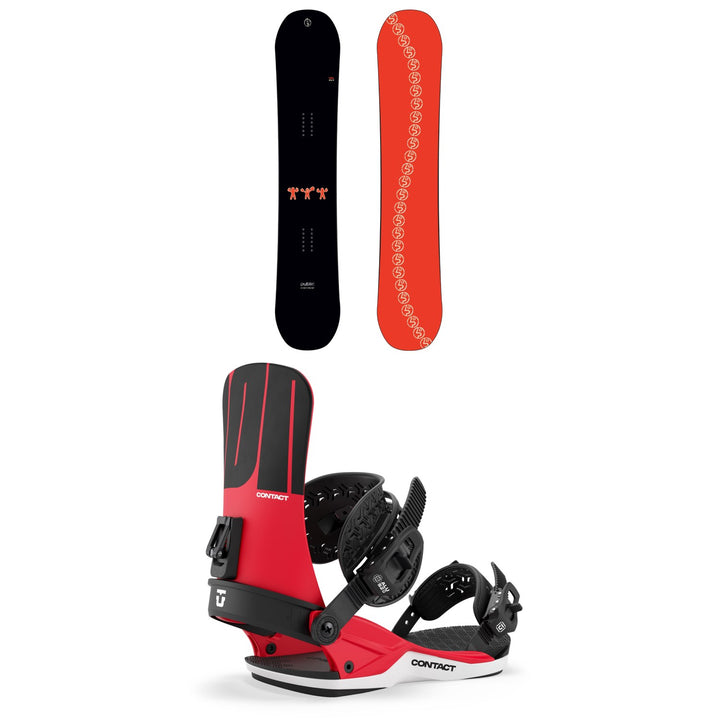 Public Snowboards Statement Snowboard + Union Contact Snowboard Bindings 2027