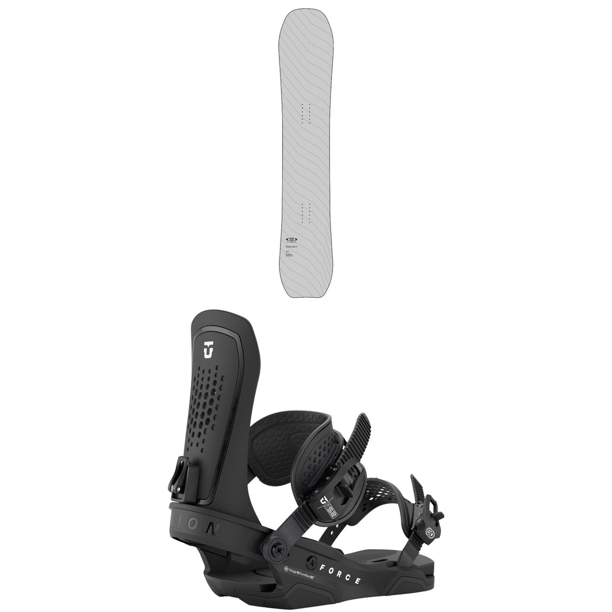 Public Snowboards Research Snowboard + Union Force Snowboard Bindings 2027