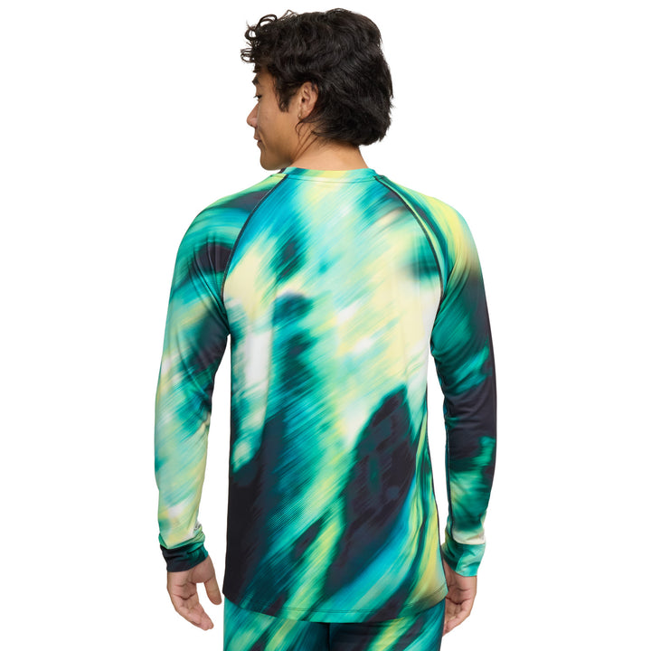 evo Midweight Baselayer Crew Top - Men's Aurora Borealis