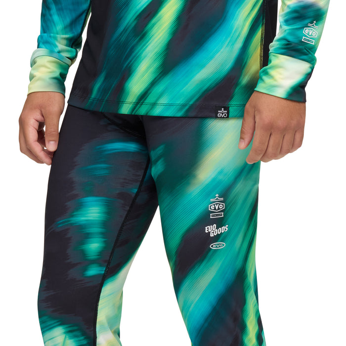 evo Midweight Baselayer Pants - Men's Aurora Borealis
