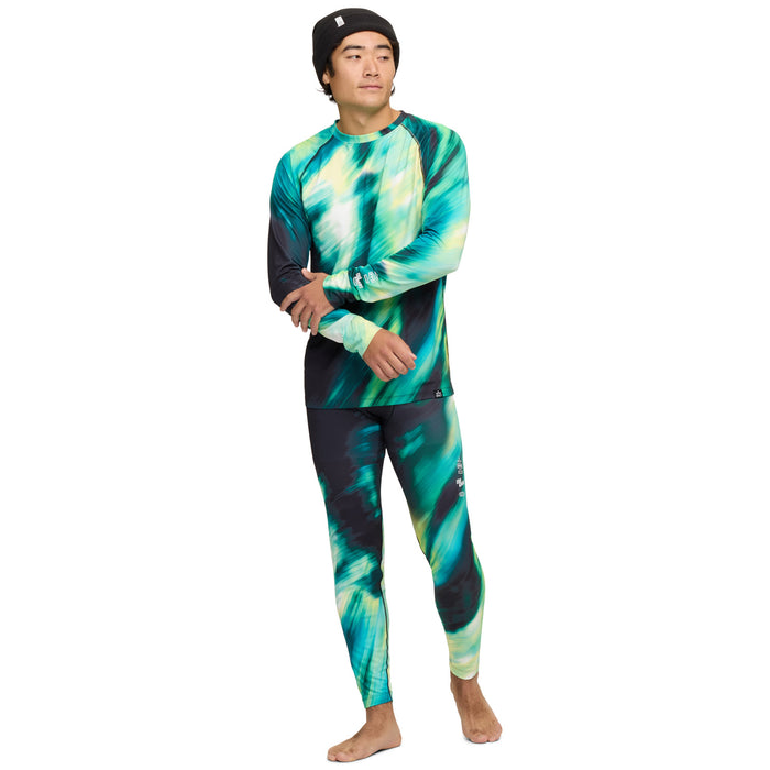evo Midweight Baselayer Pants - Men's Aurora Borealis