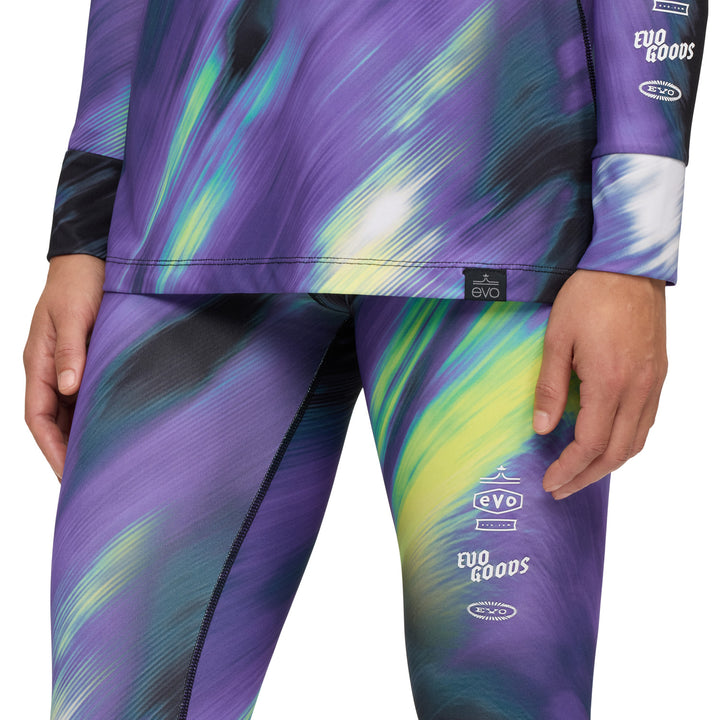 evo Midweight Baselayer Pants - Women's Aurora Australis