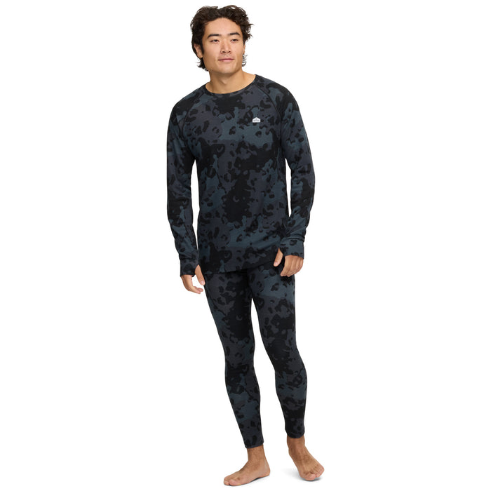 evo Merino Wool Crew Top - Men's Black Camo